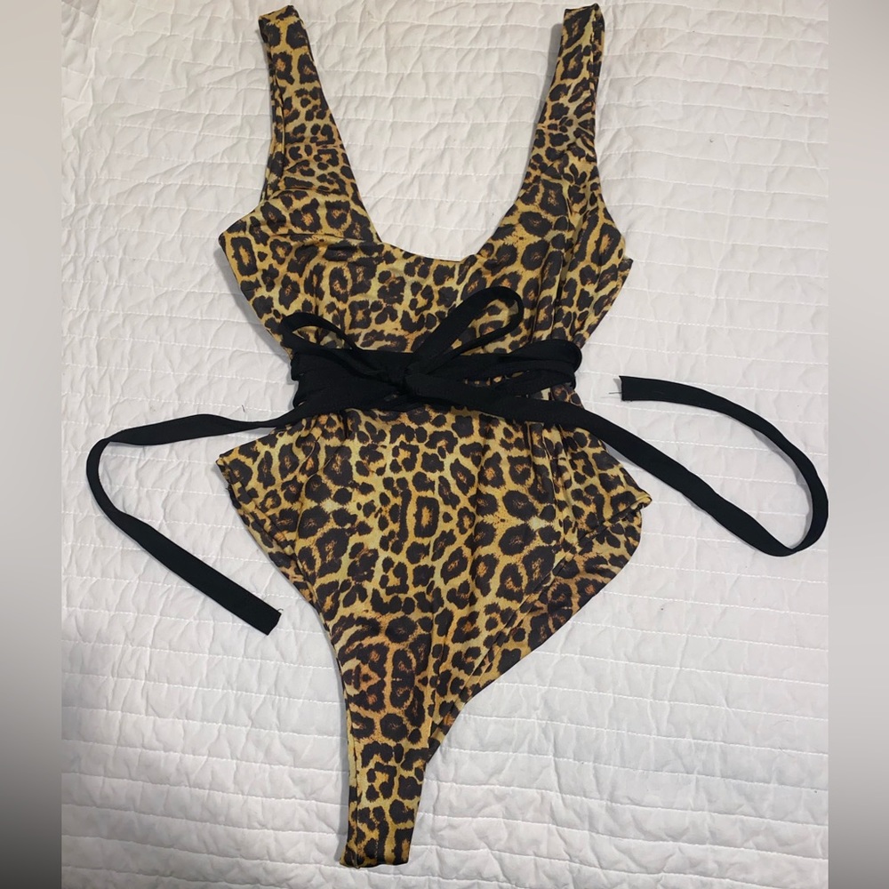 Pretty little thing scoop back one piece swimsuit
